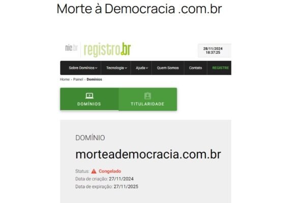 Site com críticas ao STF foi congelado por ‘decisão humana’, relata jornalista