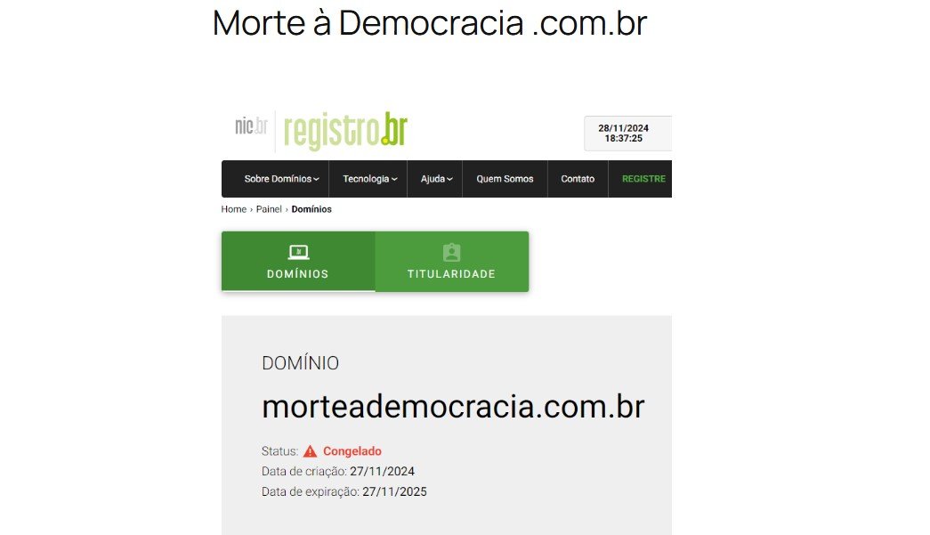 Site com críticas ao STF foi congelado por ‘decisão humana’, relata jornalista