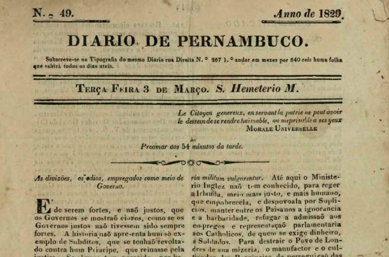 Nova lei reconhece acervo de jornal de Pernambuco como patrimônio cultural do Brasil