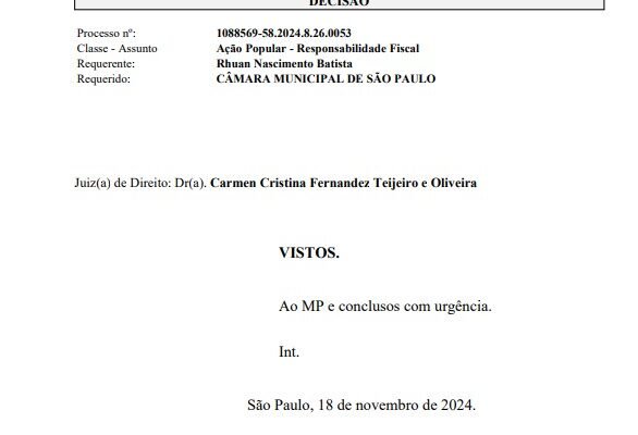Juiz rejeita suspender aumento para os vereadores de São Paulo Juiz rejeita suspender aumento para os vereadores de São Paulo