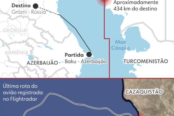 Putin pede desculpas a presidente do Azerbaijão por queda de avião que matou 38 pessoas