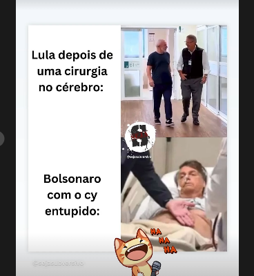 Filho de Lula ironiza Bolsonaro, depois de vídeo do petista em hospital
