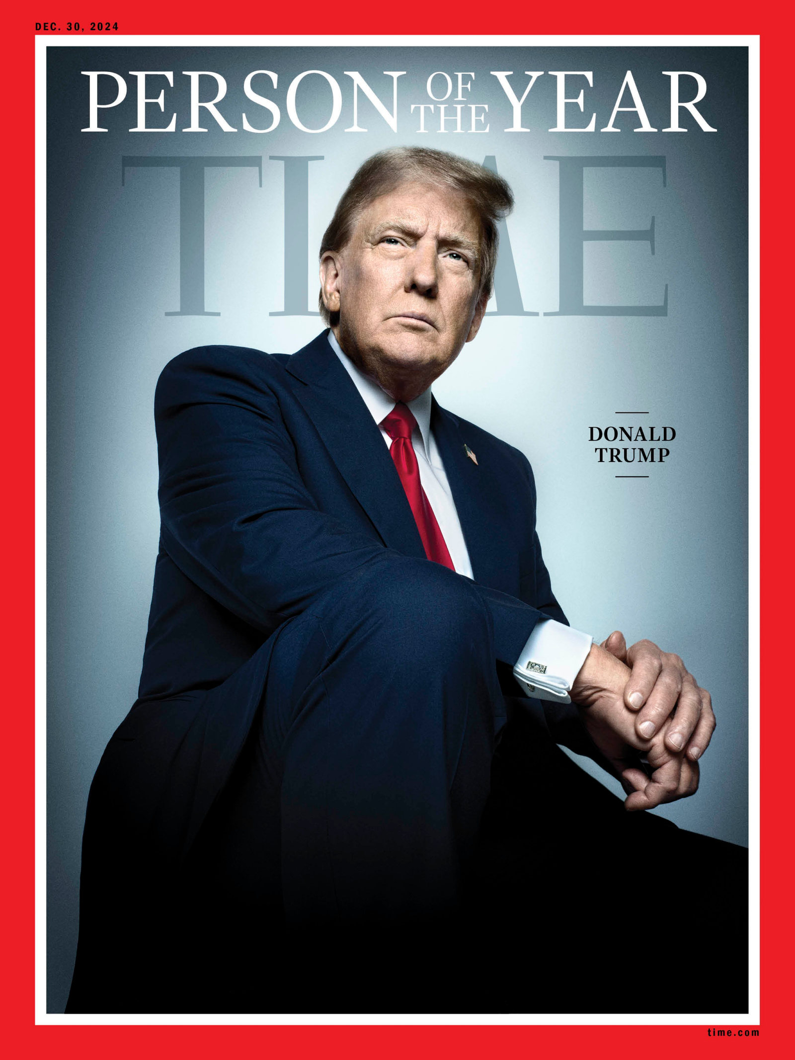 Trump é eleito pessoa de 2024 pela revista Time