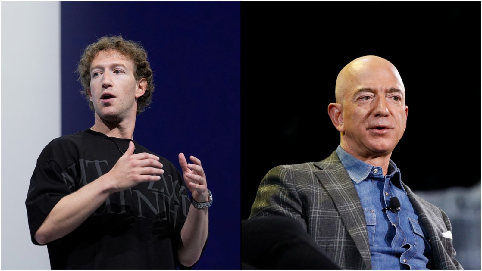Meta, de Zuckerberg, e Amazon, de Bezos, doam US$ 1 milhão cada para a posse de Trump