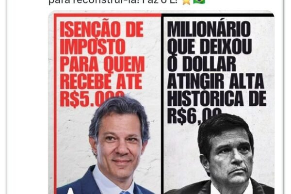 ‘Dollar’: PT faz postagem contra Campos Neto com erro de português e fake news