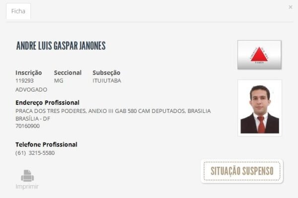 Janones usa cadastro suspenso da OAB em pedido de extinção do PL