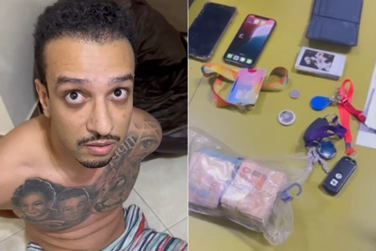 Vídeo mostra prisão de suspeito de envolvimento na execução de delator do PCC; veja