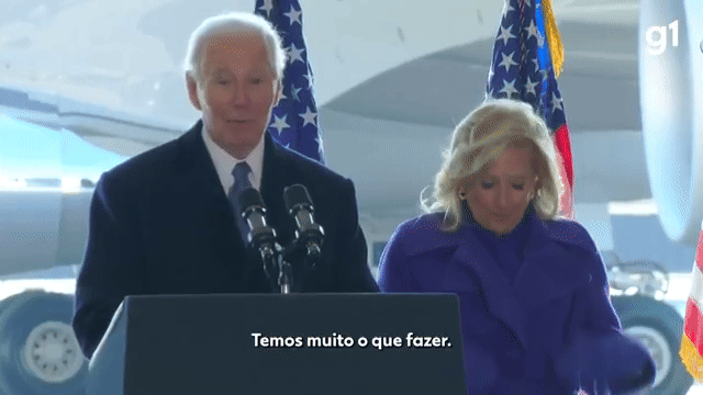 Biden faz sinal da cruz ao se referir a discurso de posse de Trump: ‘Ainda temos muito o que fazer’