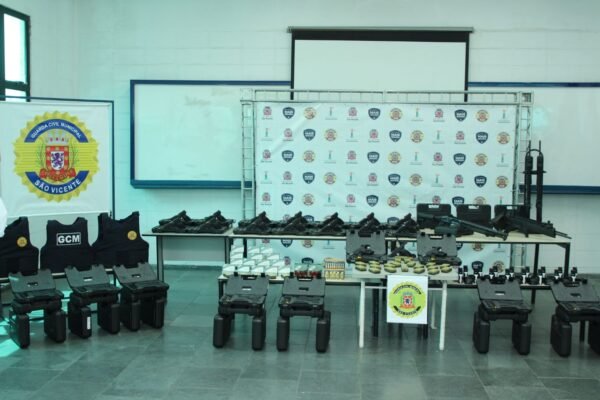 Guarda Civil Municipal de São Vicente, SP, recebe novos armamentos