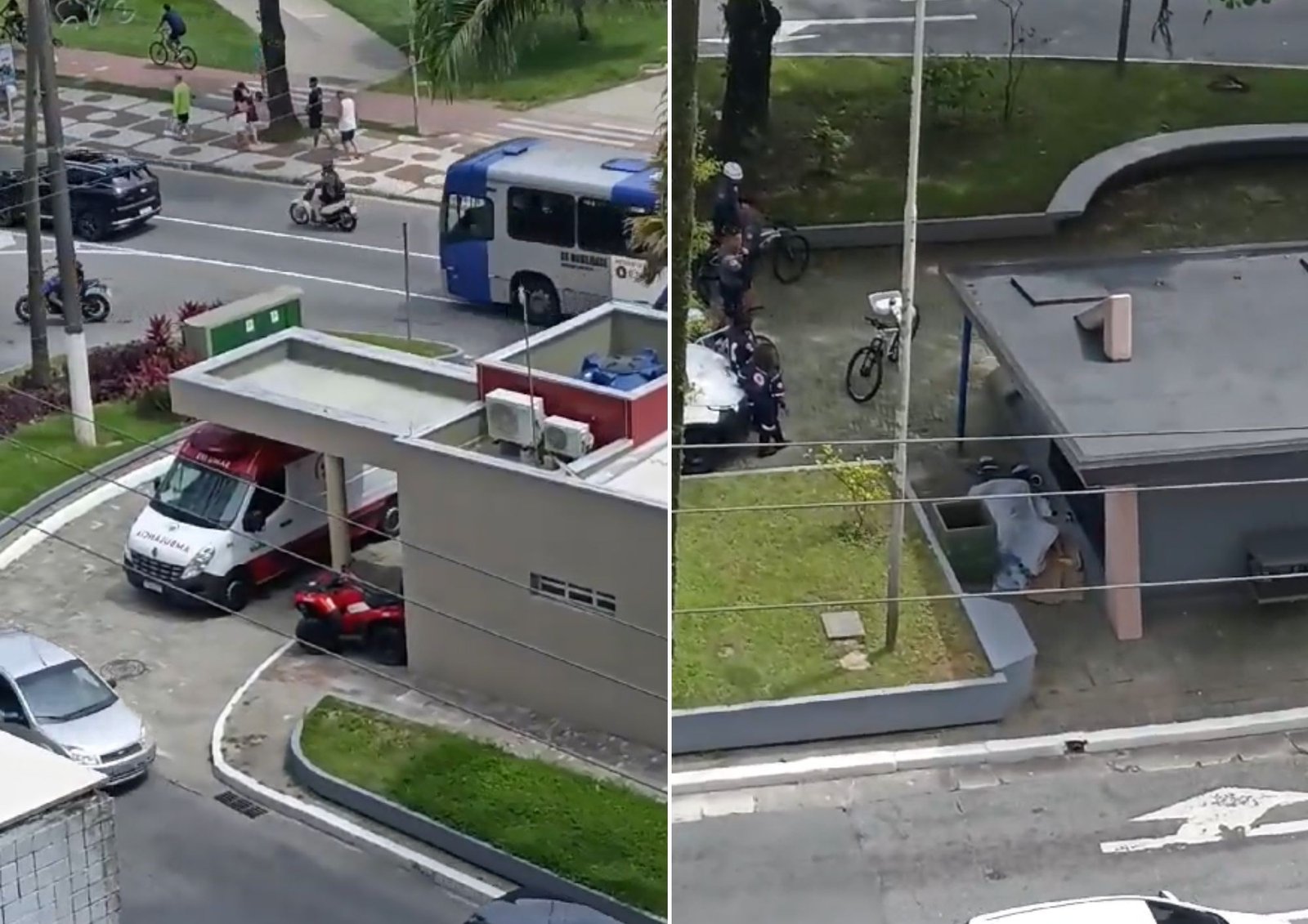 Homem em situação de rua é encontrado morto perto de base do Samu no litoral de SP