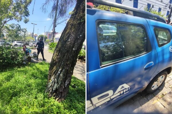 Homem agride mulher que estava com o filho do casal no colo e é preso