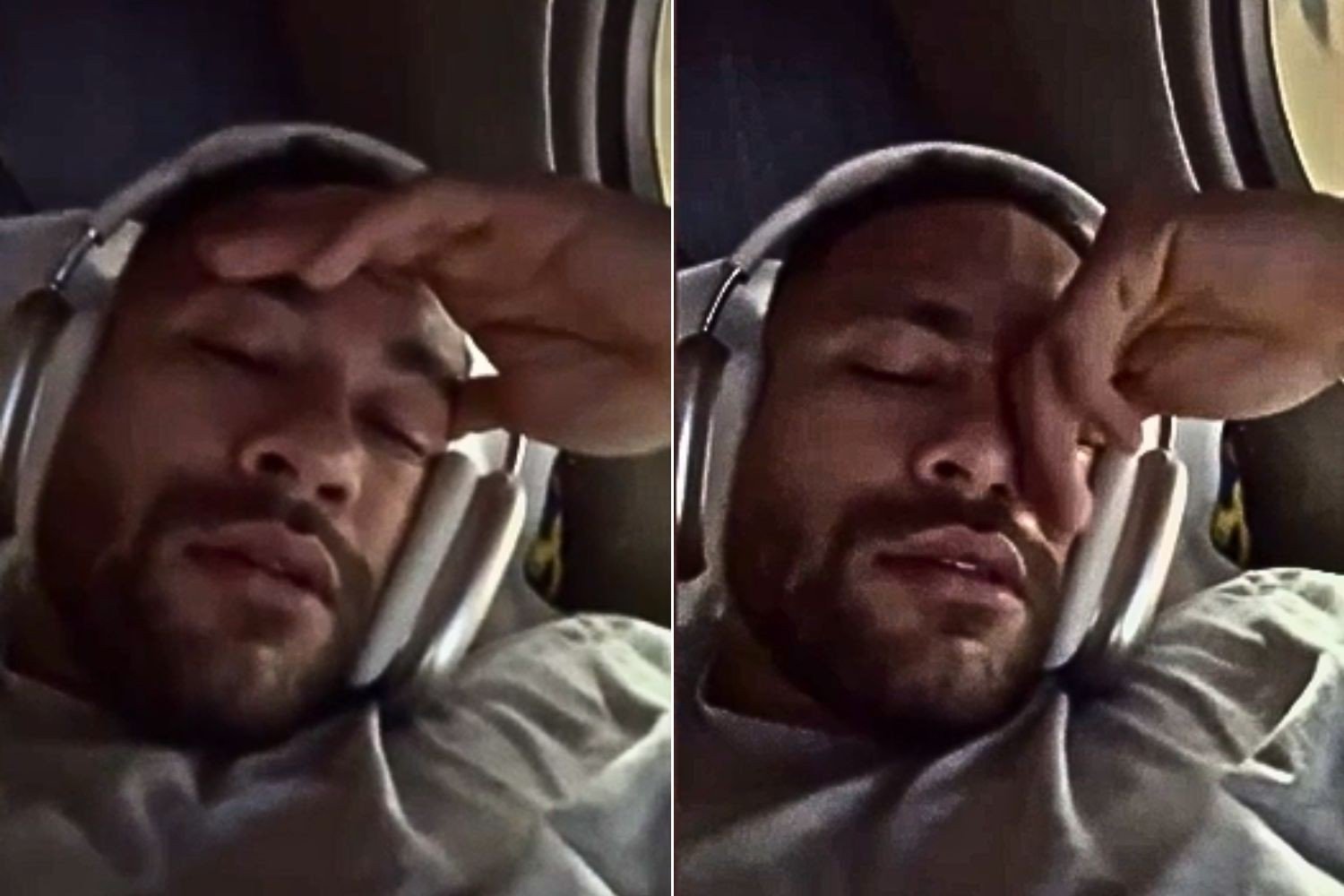 Neymar Jr. publica vídeo em avião e reclama de demora em voo: ‘chega nunca’; veja