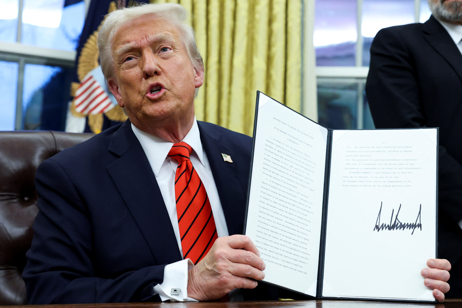 Trump anuncia criação de tarifas recíprocas aos países que cobram taxas dos EUA