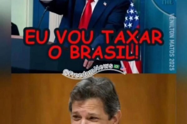 Meme: Trump chegou atrasado para taxar o Brasil