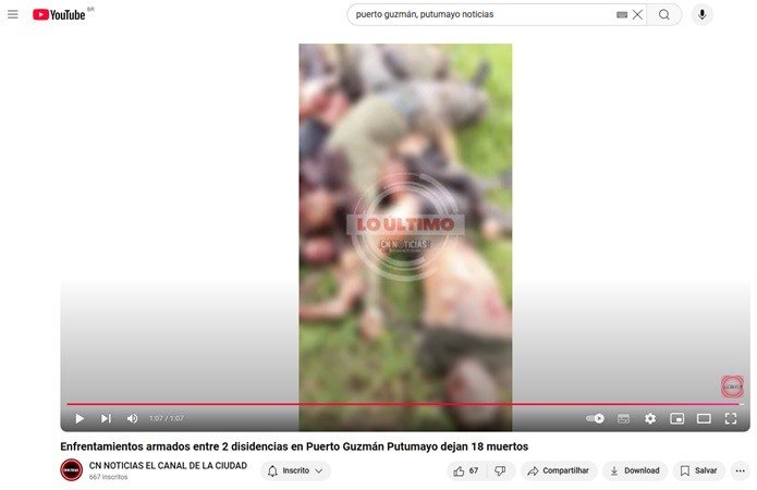 É #FAKE que vídeo de caminhão basculante descarregando cadáveres foi gravado na Venezuela
