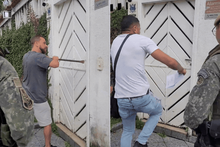 Policiais arrombam porta e resgatam mais de 200 animais, incluindo cães de raça