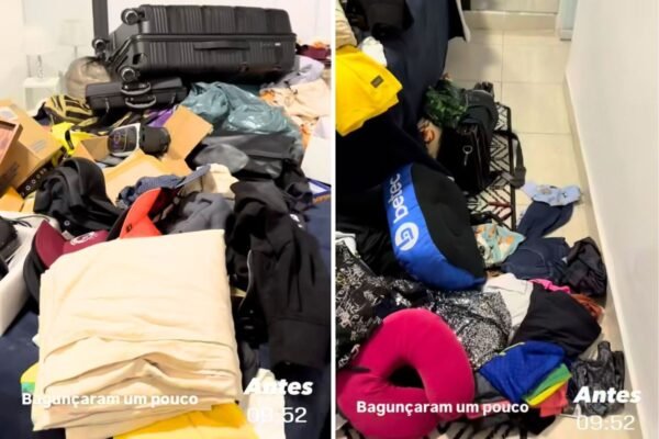 Surfista amigo de Neymar mostra casa revirada após invasão: ‘O que o diabo tira, Deus dá em dobro’