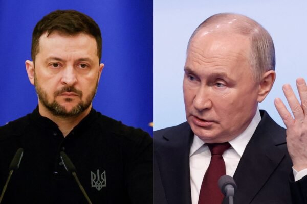 Zelensky afirma estar disposto a ter conversas diretas com Putin
