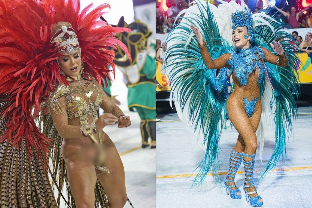 Musa da Gaviões que mostrou parte íntima em desfile dá a volta por cima e conquista título como rainha