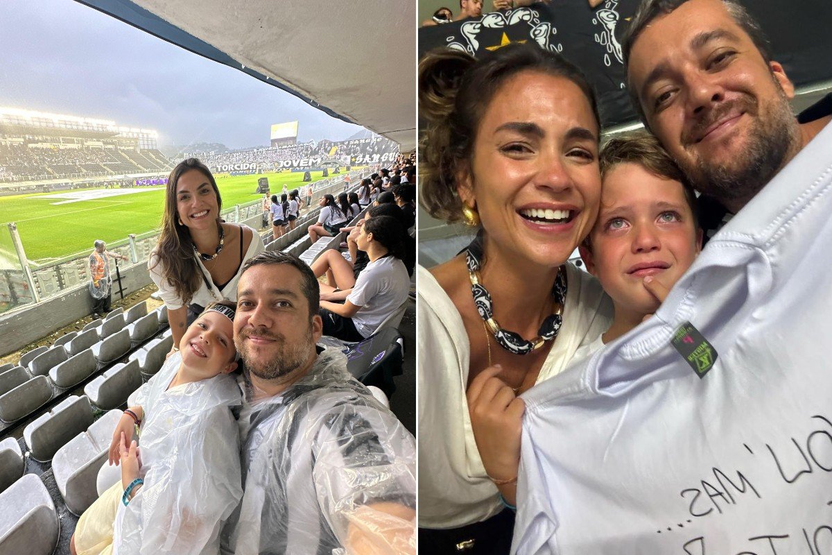 Mãe compartilha vídeo da emoção do filho de 7 anos ao ganhar camiseta de Neymar durante apresentação; VEJA