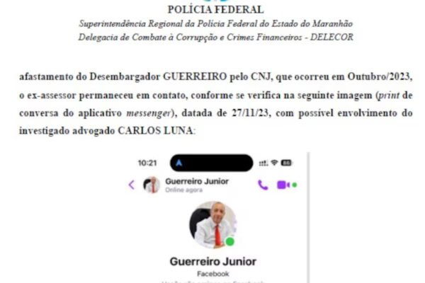 Ex-assessor de desembargador é investigado por enriquecimento ilícito e corrupção no Maranhão