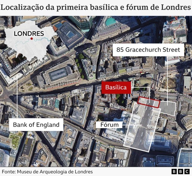 O tesouro de 2 mil anos escavado no porão de escritório em Londres