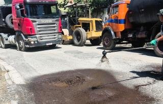 Estrada Abias da Silva recebe grande trabalho de melhoria Estrada Abias da Silva recebe grande trabalho de melhoria