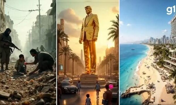 ‘Lembra o anticristo’, ‘Assustador’: Trump é criticado dentro da própria rede social por postar vídeo sobre Gaza com estátua de ouro