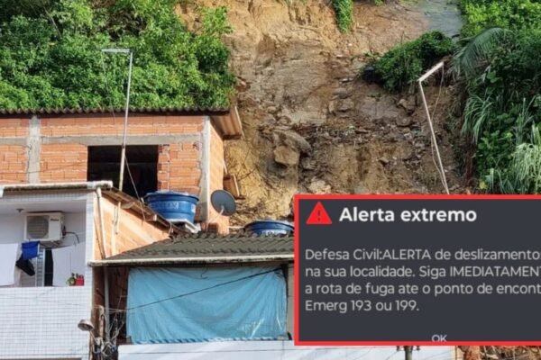 Entenda o que são os alertas ‘severos’ e ‘extremos’ enviados aos celulares de moradores da Baixada Santista, SP