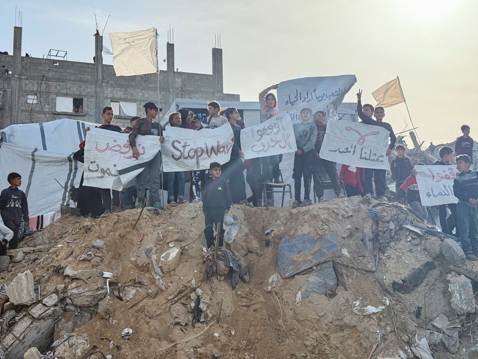 Palestinos protestam contra o Hamas após volta do conflito em Gaza: ‘Basta de guerra’; VÍDEO