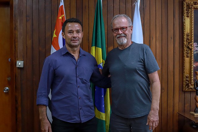 Presidente da Câmara Municipal recebe vice-prefeito de São Paulo