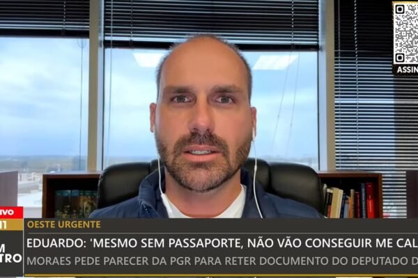 Eduardo Bolsonaro comenta o Oscar de Ainda Estou Aqui