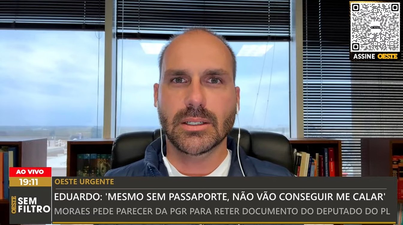 Eduardo Bolsonaro comenta o Oscar de Ainda Estou Aqui