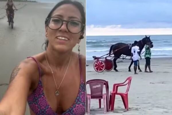 Menino foi vítima de charrete antes de turista morrer após ser atropelada em praia no litoral de SP