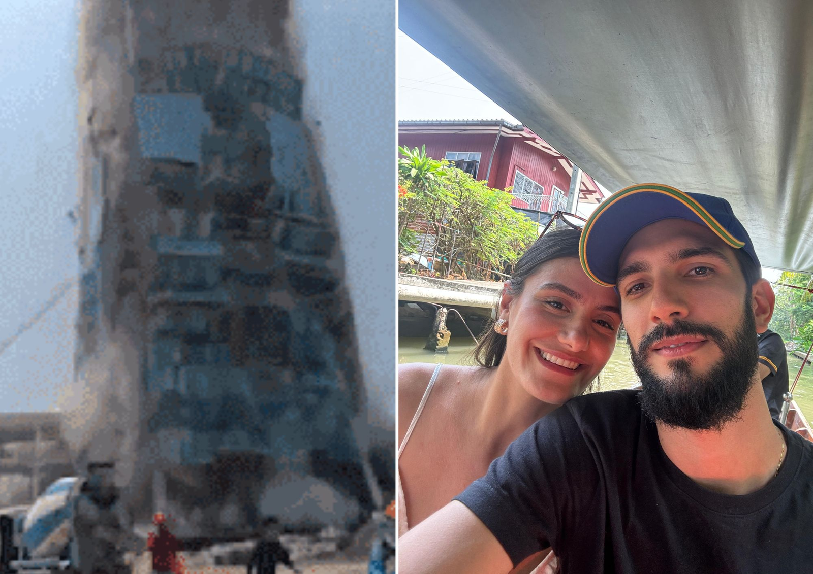 Casal de brasileiros escapa de tragédia na Tailândia, onde arranha-céu caiu após terremoto: ‘Bizarro’