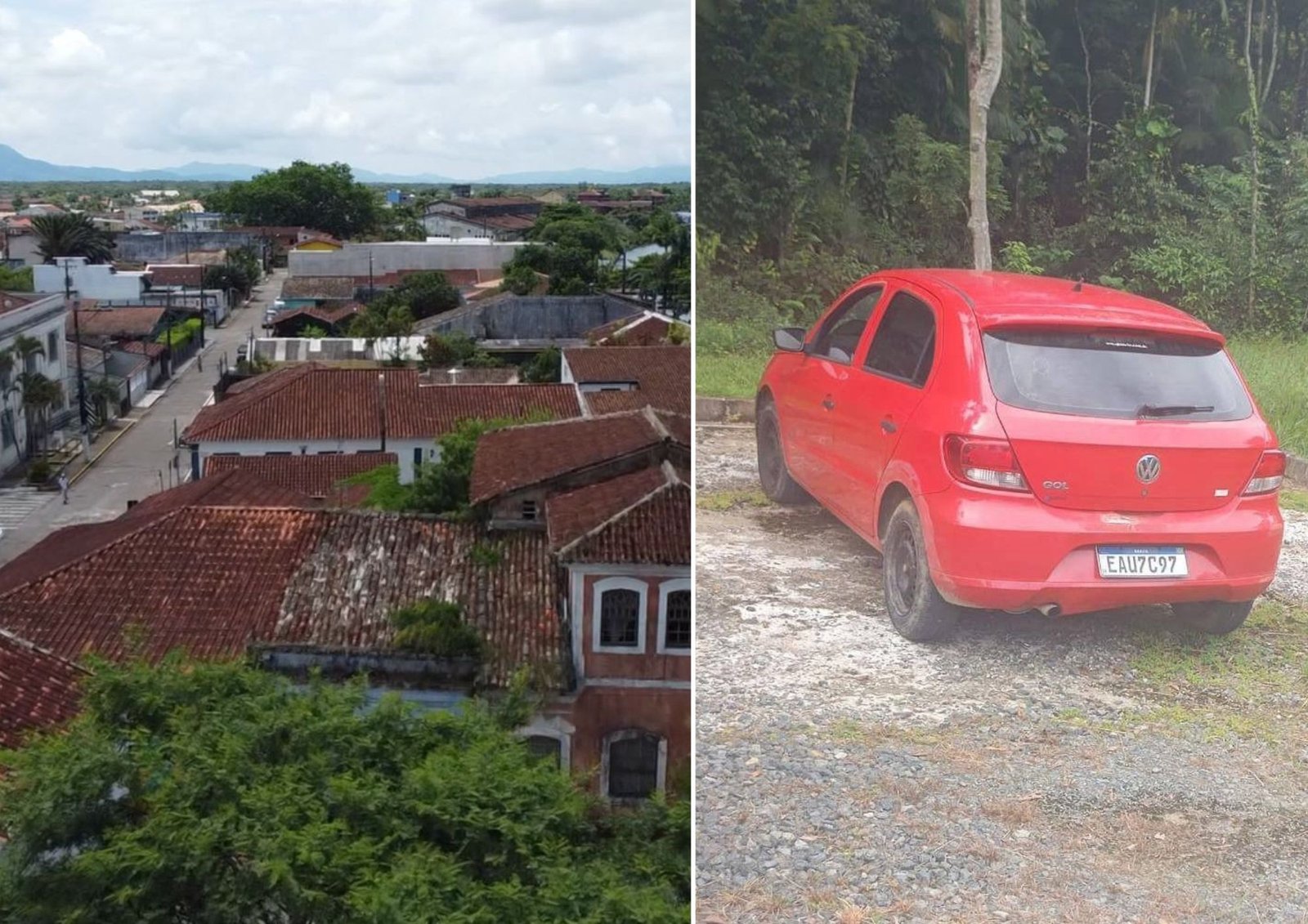 Cadáver é encontrado em área de mata próximo a veículo abandonado no litoral de SP