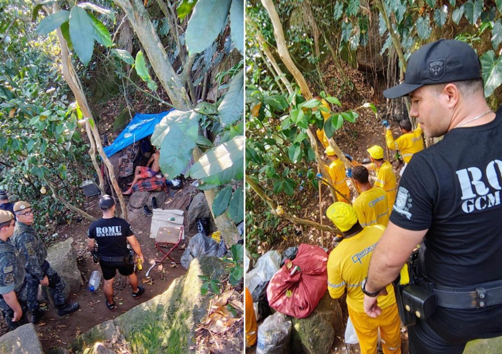 Homem é removido de ilha em Santos após ocupação ilegal e queimadas: ‘Não vamos permitir bagunça’, afirma prefeito