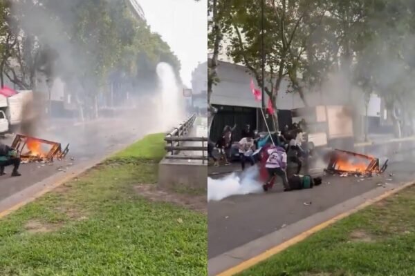 VÍDEO: Fotógrafo é atingido na cabeça durante protesto contra Milei na Argentina; ele está em estado grave