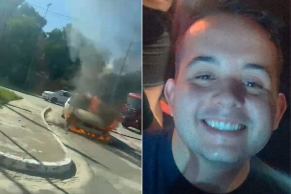 Ex-PM desaparece e carro é encontrado incendiado no litoral de SP