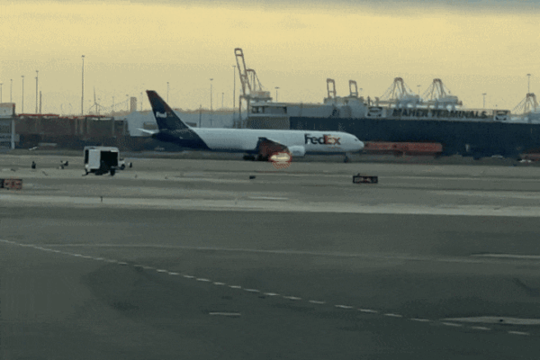 Colisão com pássaro faz motor de avião pegar fogo, e piloto faz pouso de emergência; VÍDEO
