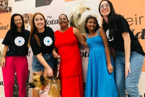 Ong Patre comemora o sucesso do evento com seis animais adotados em Taboão da Serra