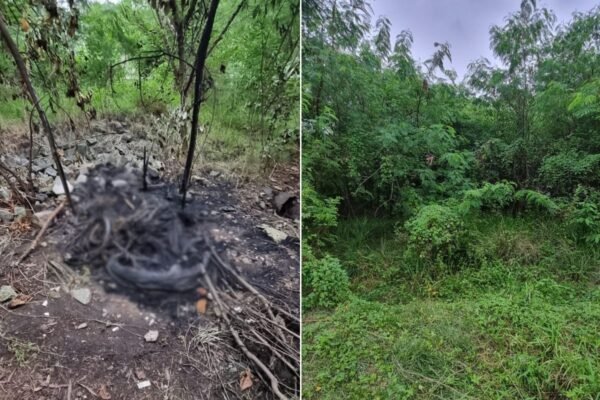Corpo é encontrado carbonizado dentro de pneus no litoral de SP