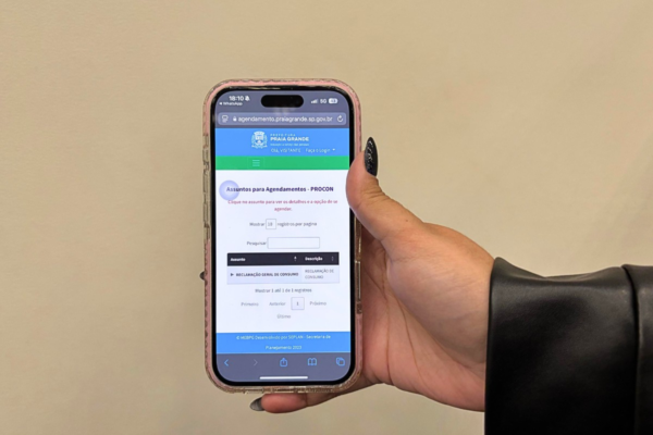 Praia Grande, SP, recebe novo sistema de agendamento on-line do Procon; saiba com utilizar ferramenta