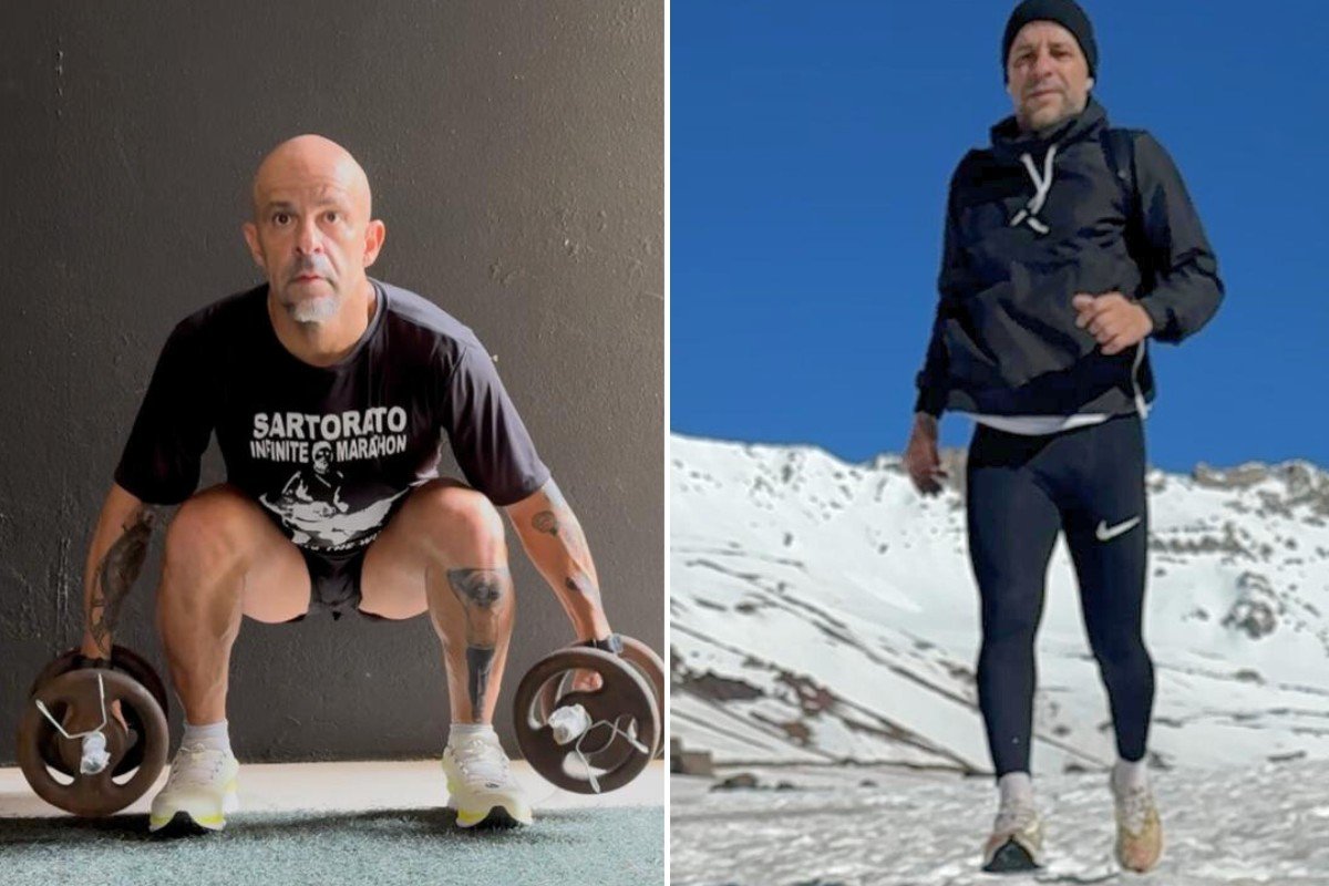 Ultramaratonista de SP começa 2ª Volta ao Mundo nas pirâmides do Egito; serão 30 países e 5 continentes