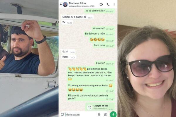 Piloto enviou última mensagem à mãe minutos antes de queda de avião; veja print Piloto enviou última mensagem à mãe minutos antes de queda de avião; veja print