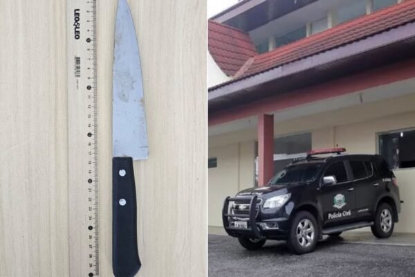 Homem sobrevive a facada no peito após defender mulher agredida em bar