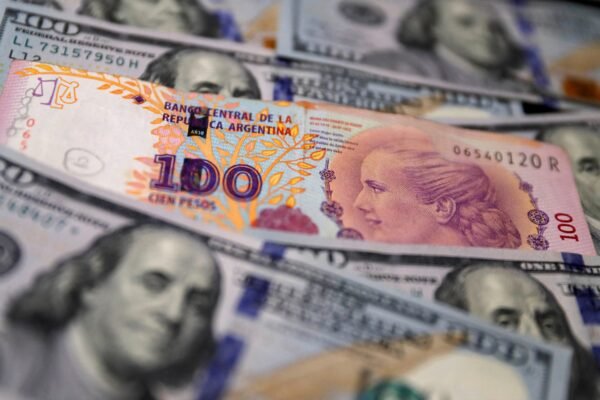 Peso argentino fecha estável no 2º dia após redução do controle de câmbio; bolsa cai mais de 3%