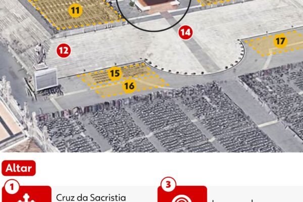 Com chefes de estado e forte esquema de segurança, funeral do papa Francisco acontece neste sábado; INFOGRÁFICO