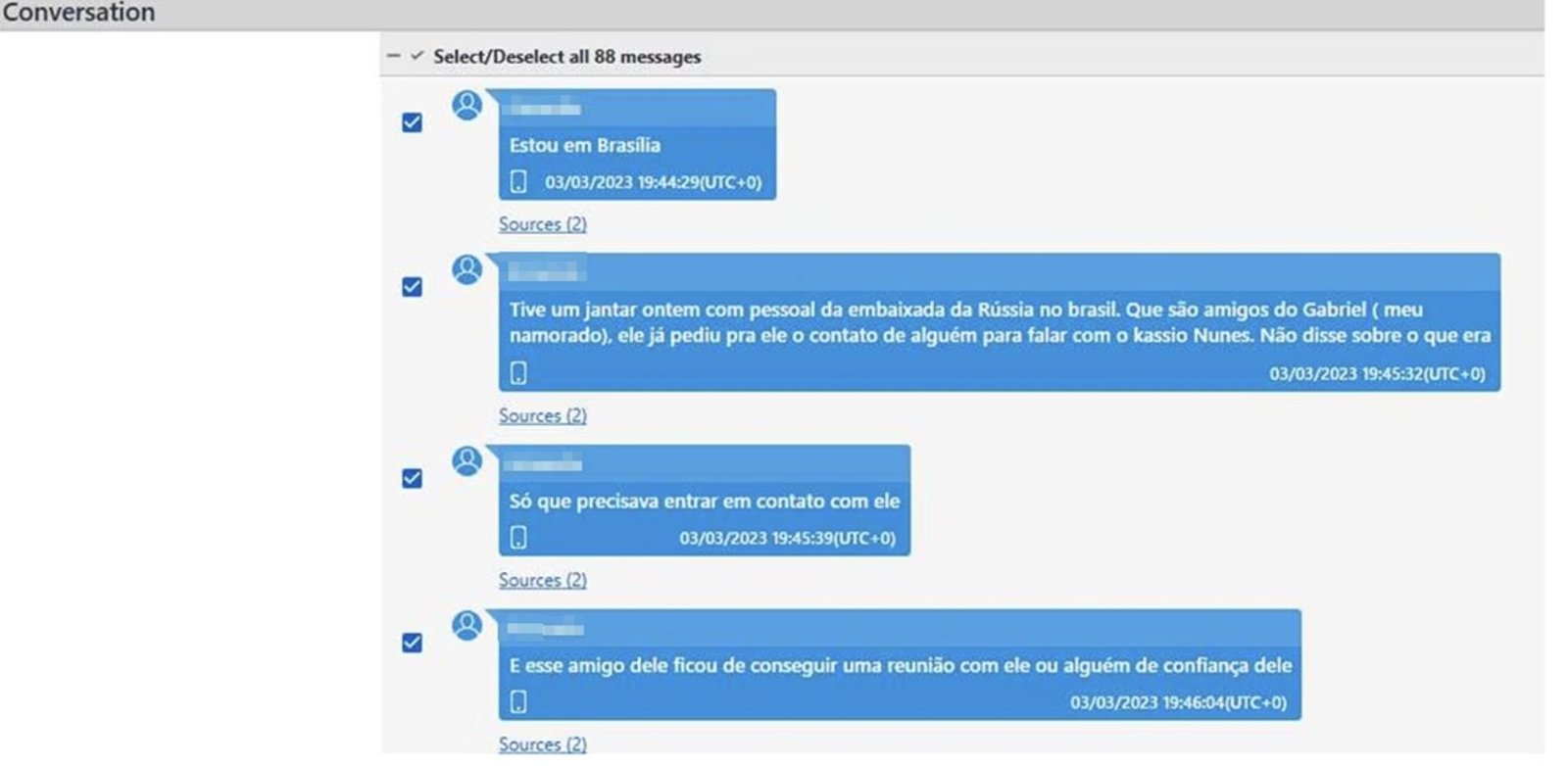 Mensagens revelam tentativa do PCC de se aproximar de ministro do STF