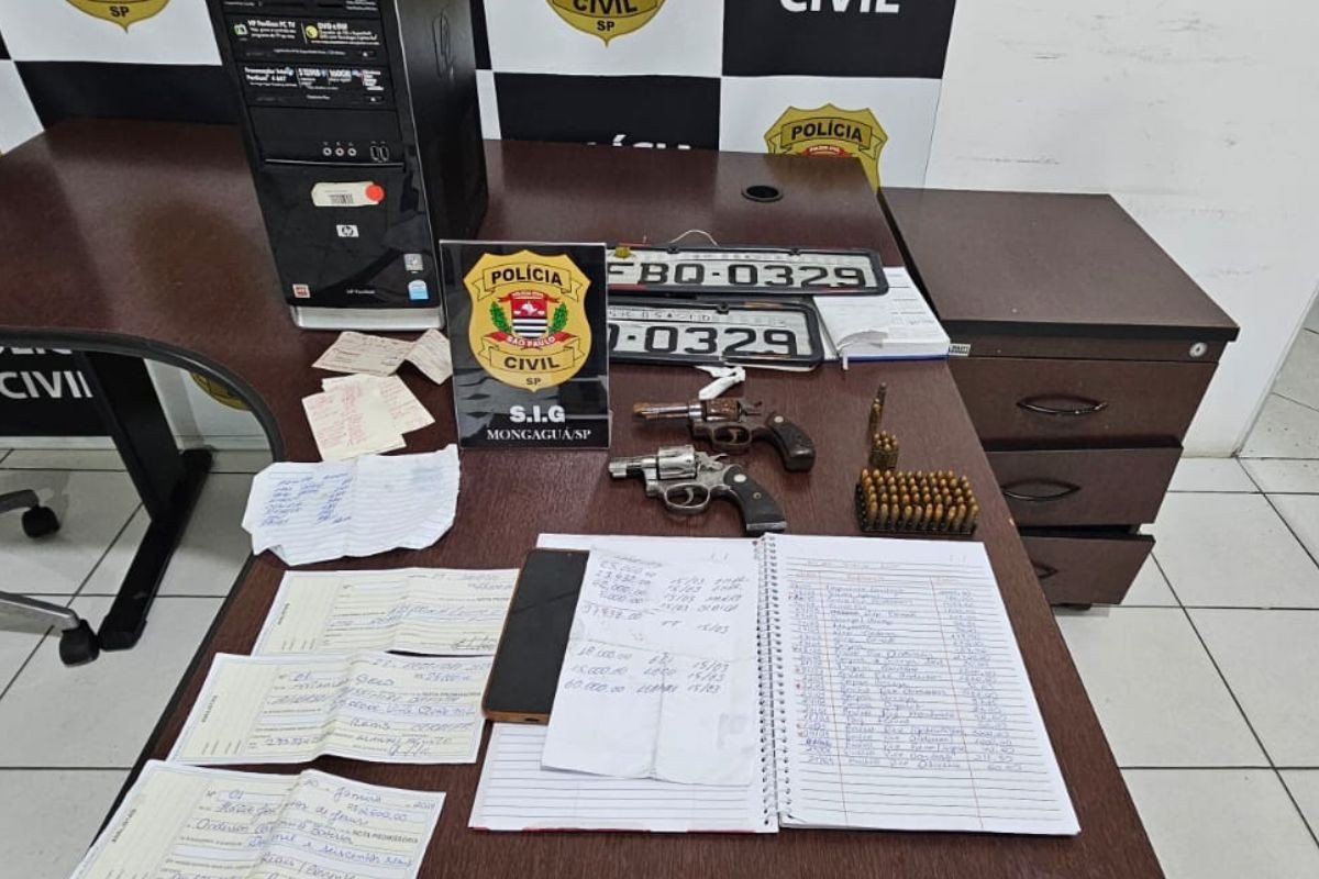 Casal de agiotas é preso após tentar matar comerciante por dívida de R$ 40 mil no litoral de SP